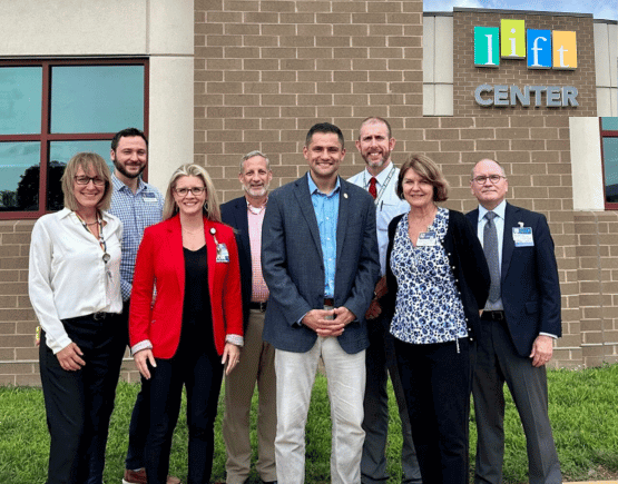 Delegate Sam Rasoul with LIFT Center partners